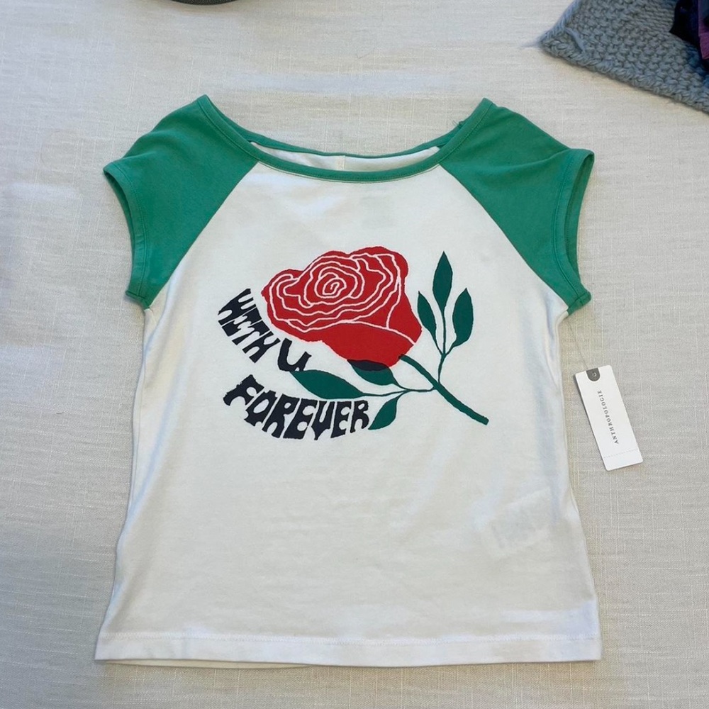 Anthropologie baby tee NWT